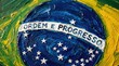 © Hasan - Brazilian flag art with ordem e progresso motto