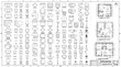 © Saharia - Architectural floor plan template with various furniture icons and symbols