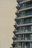 Luxury skycraper in Prague with visible balconies