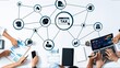© InfiniteFlow - Concept of tax and financial management ensures compliance. This system streamlines tax processes, enhancing financial management for individuals and businesses alike. Funnel