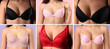 © Pixel-Shot - Diverse bra styles and colors for women, lingerie fashion and undergarment comfort, body positivity and self-care