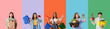 © Pixel-Shot - Diverse shoppers react to rising grocery prices and inflation, financial stress and economic hardship