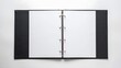 © Ehan - Blank ring binder notebook mockup isolated on white background for office and stationery concept