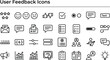 © RUKSANA - User feedback icons collection for customer reviews, ratings, surveys, comments and digital satisfaction interface design