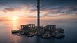 © Md - Orbital Space Elevator Base