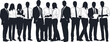 © Anikchandra - Business professionals standing together in a line
