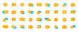 © Oliver Vandenberg - Speech bubble icons set. Conversation and messaging icons bundle. Message bubble vector pack including chat, dialogue, comment, and discussion icons. Suitable for websites projects
