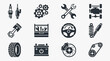 © Agi - Automotive Maintenance Icons Set.