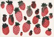 © Demetr White/Stocksy - A beautiful horizontal watercolor illustration of red strawberries