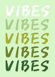 © Wulandari - Gradient Mint Green Vibes Typography Poster for Digital Wallpapers, Home Decor, or Social Media Graphics. Retro-Inspired Typography Poster.