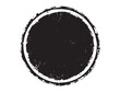 © Prodeep - Distressed black grunge circle stamp, a rough textured round frame, vintage ink blot vector element for branding and design projects