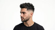 © ENDRY - Young man stylish haircut beard.