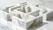 © minggu - Geometric marble maze structure