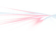 © OLEKSII - Red light speed streaks abstract transparent png overlay with dynamic glowing energy motion blur effect for digital futuristic design elements and high speed acceleration background neon line trail
