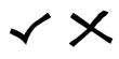 © CSE20 - Right and wrong mark brush marker highlighter isolated on transparent background
