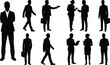 © MdAriful - Business People Silhouette Vector Set Representing Corporate Communication and Professional Collaboration