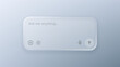 © marruu - Frosted glass user interface chat box with artificial intelligence text prompt. Modern sleek input field design for messenger application and virtual assistant software development.
