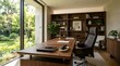 © Manjenafie - Luxury Contemporary Home Office Interior