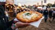 © tangmo.pa - Fresh Hungarian langos street food served hot at the Sziget Festival