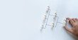 © LAONG - Business Organizational Hierarchy Structure with Leadership Selection and Team Management Concept, Human Resources Decision Making, Reporting Lines and Corporate Chain of Command Visualization