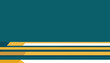 © MuhammadHaris - Abstract corporate geometric banner background with teal, yellow, and white horizontal stripes for presentation slides or lower third template