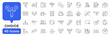 © TMvectorart - Choice icon set. Survey icons in line style. Editable web icons opinion, decision, option, selection, dilemma, select, preference, quiz, opportunity, vote, election etc. Vector illustration.