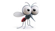 © PNG and Green Video - Mosquito Mascot for Science Learning Isolated on White