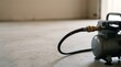 © Sairi - Portable air compressor on concrete floor in garage workshop