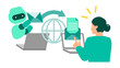 © SHIROKUMA-DESIGN - Automated HR recruitment system sending official digital offer emails directly to selected candidates for streamlined talent acquisition and corporate communication efficiency