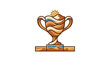 © Jakun - Vibrant Trophy with Golden Crown.