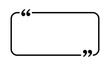 © Taky - Quote box with quotation marks vector illustration of a speech bubble for quotes