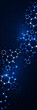 © Jason Yoder - Abstract glowing digital molecular structure on dark blue background