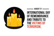 © Tanzicons - International day of remembrance and tribute to the victims of terrorism, august 21