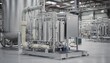 © DigitalSpace - Medium shot of a compact skid system capturing carbon dioxide from a reactor tail gas line showcasing modular design for efficient CO2 reuse in industrial processes.