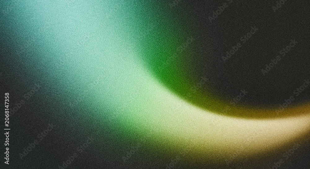 Yellow Background Header Dark green yellow glowing grainy gradient background, black noise ...