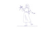 © Espok - Woman Holding a Cross in Hand.