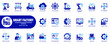 © icons.point - Smart factory editable solid icon set for industry automation technology, robotics logistic and manufacturing processes vector illustrator.