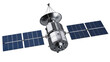 © Jonas - Space satellite with solar panels and dish antenna