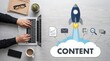 © Anwar Fauzan - Businessman working , Content marketing, online concept