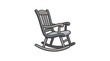 © MUHAMAD - Wooden Rocking Chair Furniture Piece.
