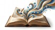 © Alf - An Open Book Unveiling a World of Knowledge and Creativity, a Symbol of Learning and Imagination