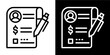 © Infinity Innovation - Personal Financial Contract Icon Set White Style Collection