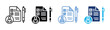 © IYAHICON - Enrollment icon set multiple style collection