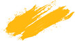 © Just Choice - Textured yellow gouache paint stroke background vector graphic. Artistic yellow ink paint stroke for cultural design.