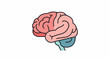 © Trio - A simple digital illustration of a pink brain