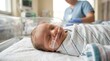 © Iqbal - Newborn Baby With Nasal Cannula Receiving Oxygen Support in Hospital