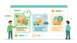 © begawan - Sustainable Ecommerce Packaging Dashboard with Eco Delivery, Recycled Box and Green Supply Chain
