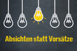 © magele-picture - Absichten statt Vorsätze