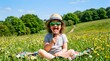 © Nida - A joyful child eats ice cream outdoors on a sunny summer day, embodying the carefree happiness and simple pleasures of childhood