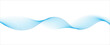 © Nanda - Abstract light blue flowing wave lines pattern on white background. horizontal glowing blue line symbol. vector illustration.
